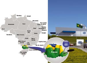 Im brasilianischen Bundesstaat Paraná errichtet SIG Combibloc das erste Werk des Unternehmens in Südamerika.