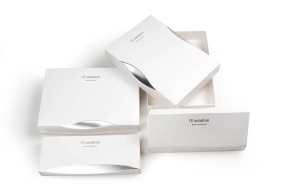 Die Formverpackungsreihe "CEvolution" hat weitere Varianten: "Wave", hier im Bild, und "Circle" sollen für mehr Aufmerksamkeit am P.O.S. sorgen.