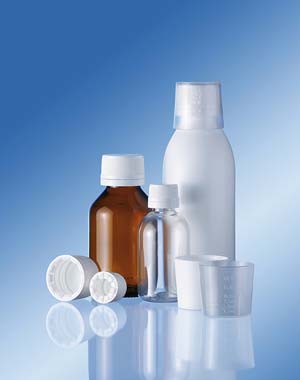 Die neuen Pharma Originalitätsverschlüsse passen auf Glas- und Kunststoff-Flaschen.