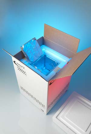 Weltneuheit von SCA Cool Logistics, die dieses Jahr auf der FachPack erstmals der Öffentlichkeit vorgestellt wird: Die Verpackungslösung ZeoCool kann sowohl heizen als auch kühlen.