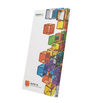 In dem Softwarepaket Suite 10 werden bekannte Anwendungen für Verpackungsdesign, Druckvorstufe, CAD und Farbmanagement von Serveranwendungen unterstützt. Diese führen eine breite Palette von Aufgaben automatisiert im Hintergrund aus.