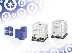 Schütz präsentierte auf der FachPack das komplette Fass- und IBC-Portfolio sowie zahlreichen Dienstleistungen als Fullservice-Anbieter.