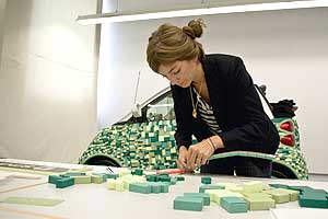 Die Gestaltung  des Smart übernahm die Berliner Design-Künstlerin Sarah Illenberger.