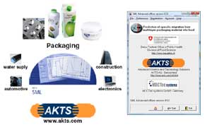 Software Tools ermöglichen es, von vorneherein optimale Barriereeigenschaften eines Verpackungssystems mit Blick auf das Füllgut zu schaffen; dafür steht die Software SML Advanced der AKTS AG zur Verfügung