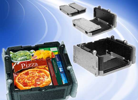 Mehrfach preisgekrönt: Die Transportbox der Firma Overath, hergestellt aus expandiertem Polypropylen (EPP) von BASF.