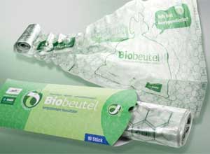 Im großen Praxistest: Biomülltüten aus Ecovio*+®+* FS Film.
