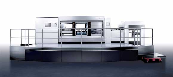 Die Dymatrix 106 Pro CSB (cutting, stripping, blanking (Stanzen, Ausbrechen, Nutzentrennen)) punktet mit hoher Produktivität, Qualität und großer Registergenauigkeit.