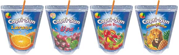 Capri-Sun Orange, Grape, Mystic Dragon und Safari Fruits erfrischen ab jetzt die Brasilianer.