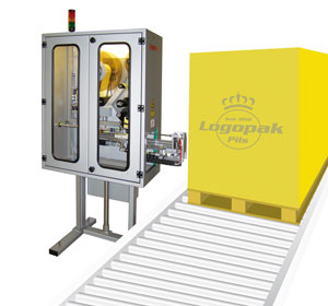 Unter anderem zeigt Logopak das Palettenetikettiersystem Logomatic 815.