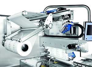 Der Foliendirektdrucker MR296 ist eine Neuvorstellung von Multivac Marking & Inspection zur Messe.