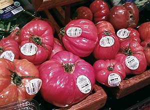 Tomaten mit GS1 DataBar-Etikett können viel über sich und ihre Herkunft erzählen.