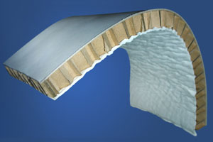 Eine flexible Strukturplatte, die als Schutzmaterial in unterschiedlichsten Bereichen eingesetzt werden kann, stellte Pregis Hexacomb auf der interpack 2011 vor.