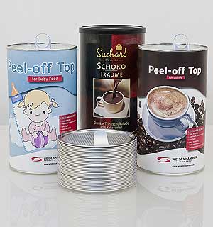 Die Weidenhammer Packaging Group präsentiert mit dem Peel-off Top eine Verschlusslösung für die Kombidose, die sich dank ihrer hohen Gasdichtigkeit auch für sensible Produkte wie Milchpulver eignet.
