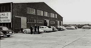 Gissler & Pass in Rodenberg. Ansicht aus dem Jahre 1961 zur Einweihung des Werkes.