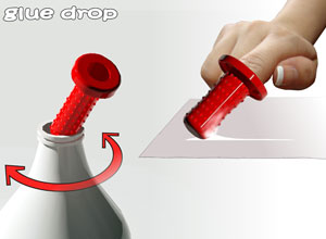 Das erstplatzierte Design namens "Glue drop" überzeugte vor allem durch die einfache Nutzung bei großem Spaßfaktor.