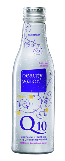 beautywater Q10 ist das neue, funktionale Getränk für Schönheit und Wohlbefinden von Hassia Mineralquellen.