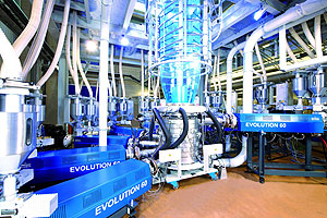  9-Schicht-Blasfolienanlage Evolution*+®+* von Reifenhäuser Kiefel Extrusion.
