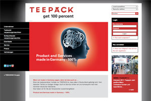 Entsprechend dem neuen Unternehmensauftritt präsentiert sich Teepack mit neu strukturierter Internetpräsenz in neuem Design.
