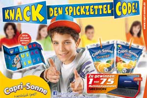 Herbst-Promotionaktion von Capri-Sonne: Spicken erwünscht! 