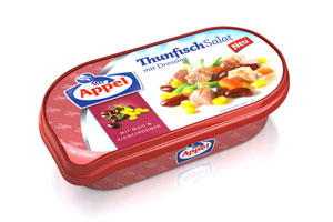 Seit Juli 2011 vertreibt der Feinkosthersteller Appel seine neuen Produkte in PermaSafe-Verpackungen von Weidenhammer Plastic Packaging (WPP).