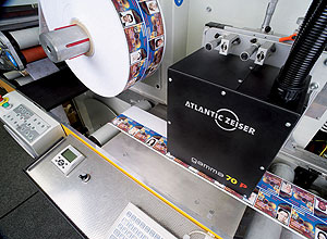 Der Vollfarbdrucker Gamma 70 P wird auf derLlabelexpo als integriertes Element der Digiline gezeigt.