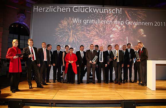 Die Preisträger des diesjährigen ECR Awards in Berlin.