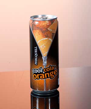 Die Dose mit dem Sprudeltier: Benötigt wird ein Smartphone und eine Cool Cola-Orange-Getränkedose von Edeka Hessenring.