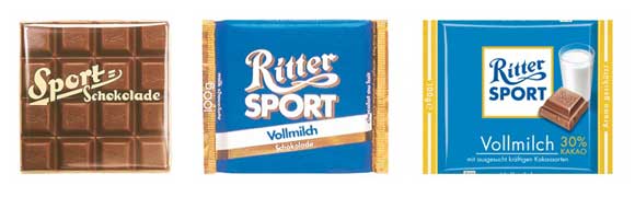 Seit 1932 im Quadrat: Ritter Sport ist die diesjährige "Verpackung des Jahres", gekürt vom Deutschen Verpackungs-Museum.