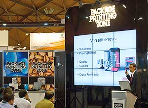 Das Interesse der Besucher an der neuen Package Print Zone bestätigte das Konzept des Veranstalters.