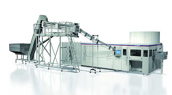 Die 100. Streckblasmaschine InnoPET Blomax Serie IV geht an Western Container Corporation. Die Order betrifft eine InnoPET Blomax Serie IV mit 24 Blasstationen und einer Leistung von bis zu 52.800 PET-Flaschen/h.