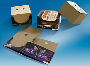 Die neue Hybrid-Regalverpackung in allen Einsatzstadien.