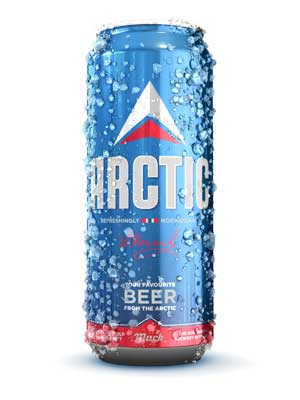 Abenteuerlustige junge Männer sind die Zielgruppe für das norwegische Arctic-Beer.