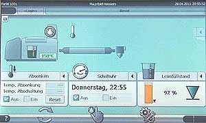 Bedienoberfläche der Betriebsdaten-Software InfoPlus™