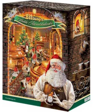 Ein Adventskalender, der Männerherzen höher schlagen lassen dürfte. Jeden Tag ein leckeres Bitburger in der 0,33l Flasche.
