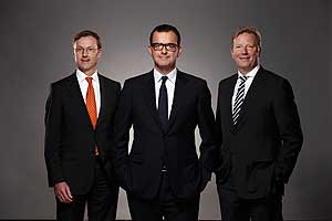 Der Aufsichtsrat der Nordenia International AG: Andreas Busacker, Ralph Landwehr unsd Andreas Picolin (v.l.n.r.)