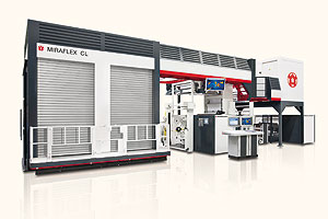 Miraflex CL/AL 8 und 10 - die weltweit erfolgreichste Zentralzylinder-Flexodruckmaschine ist jetzt auch für große Formate verfügbar.