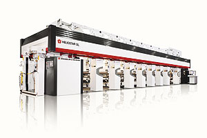 Die Tiefdruckmaschine Heliostar SL - eines der Highlights zur drupa in Düsseldorf und auf der Hausmesse EXPO in Lengerich.