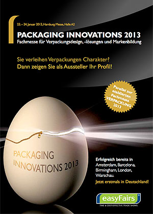Packaging Innovations am 23. und 24. Januar 2013 in Hamburg.