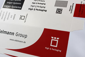 Das Individualisieren von Verpackungen ist eines der Top-Themen, mit denen sich Edelmann auf der FachPack 2012 präsentiert. Seit diesem Jahr bietet Edelmann dazu die Technologie des Late Stage Customizings an.