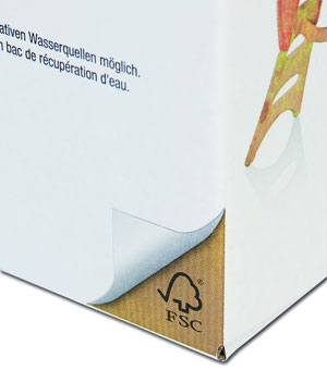 Das gesamte Produktportfolio von Kolb Wellpappe ist mittlerweile FSC-zertifiziert.