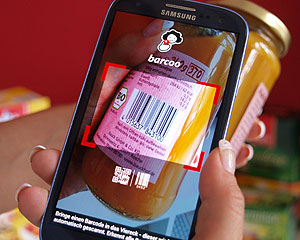 Barcode-Scan per barcoo von Checkitmobile.