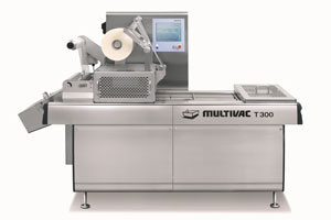 Der Traysealer T 300 ist ein Maschinenmodell,  das den Einstieg in das automatische Verpacken von Früchten und Gemüsesorten aller Art in Trays ermöglicht.