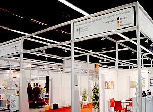 Gemeinschaftstand junger Unternehmen auf der Fachpack 2012