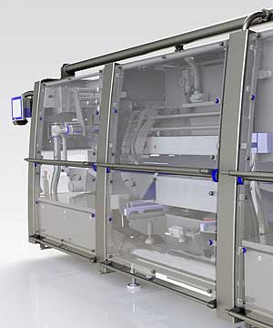 Der Traysealer QX-1100-SDL ermöglicht flexible Schalenversiegelung auf zwei Spuren.