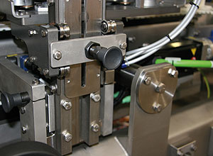 Die Formatumstellung wird mit der neuen Elematic 3001 deutlich vereinfacht und erfolgt werkzeuglos über ein so genanntes „Klick-System“.