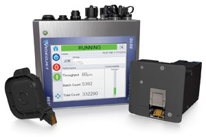 Das Code Überwachung System überprüft gedruckte Ink Jet Codes.