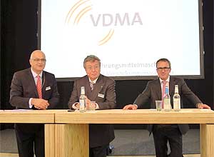 VDMA-Pressekonferenz zur Eröffnung der interpack 2014 in Düsseldorf

