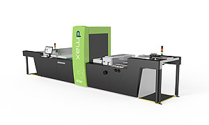 dmax 76c heißt das neue Einstiegsmodell der digitalen Lackiermaschinen von Steinemann, dessen Leistung sich nachträglich mit einem Upgrade von 6.000 auf 10.000 Bogen pro Stunde steigern lässt.
