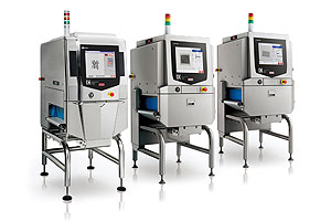 Zuverlässige Fremdkörperkontrolle für alle Anforderungen bieten die neuen Modellreihen der Ishida Röntgenprüfsysteme IX-G2, IX-GN und IX-EN (v. l.).
