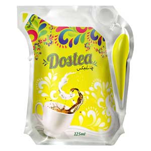 Fauji Foods’ brands Dostea in Ecolean® Air Aseptic 125ml, 200ml and 250ml.